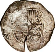 Brazil 480 Reis Joao IV Countermarked Coin ND (1643) KM# 4 coin obverse Brazil 480 Reis Joao IV Countermarked Coin ND (1643) KM# 4 coin obverse