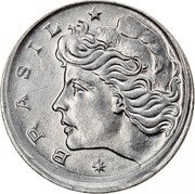 Brazil 5 Centavos Liberty 1967 KM# 577.1 BRASIL coin obverse Brazil 5 Centavos Liberty 1967 KM# 577.1 BRASIL coin obverse
