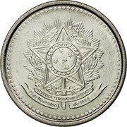 Brazil 5 Centavos National Arms 1986 KM# 601 REPUBLICA FEDERATIVA DO BRASIL 15 DE NOVEMBRO DE 1889 coin obverse Brazil 5 Centavos National Arms 1986 KM# 601 REPUBLICA FEDERATIVA DO BRASIL 15 DE NOVEMBRO DE 1889 coin obverse