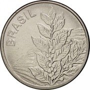 Brazil 5 Cruzeiros Coffee Plant 1980 KM# 591 BRASIL coin obverse Brazil 5 Cruzeiros Coffee Plant 1980 KM# 591 BRASIL coin obverse