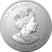 Australia 5 Dollars (Koala) 1952 - 2022 2024 5 DOLLARS AUSTRALIA ELIZABETH II JC coin obverse Australia 5 Dollars (Koala) 1952 - 2022 2024 5 DOLLARS AUSTRALIA ELIZABETH II JC coin obverse