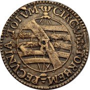 Brazil 5 Reis Jose I 1767 B KM# 188 PECVNIA. TOTVM CIRCVMIT. ORBEM coin reverse Brazil 5 Reis Jose I 1767 B KM# 188 PECVNIA. TOTVM CIRCVMIT. ORBEM coin reverse