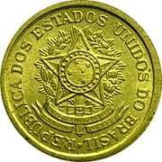 Brazil 50 Centavos National Arms 1956 KM# 566 REPUBLICA DOS ESTADOS UNIDOS DO BRASIL ESTADOS UNIDOS DO BRASIL 15 DE NOVEMBRO DE 1889 coin obverse Brazil 50 Centavos National Arms 1956 KM# 566 REPUBLICA DOS ESTADOS UNIDOS DO BRASIL ESTADOS UNIDOS DO BRASIL 15 DE NOVEMBRO DE 1889 coin obverse