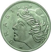 Brazil 50 Centavos Freighter 1975 KM# 580a BRASIL coin obverse Brazil 50 Centavos Freighter 1975 KM# 580a BRASIL coin obverse
