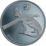 Fiji 50 Cents (30th Anniversary Of Jurassic Park) WHEN DINOSAURS RULED THE EARTH JP₃₀ © UCS LLC AND AMBLIN coin reverse Fiji 50 Cents (30th Anniversary Of Jurassic Park) WHEN DINOSAURS RULED THE EARTH JP₃₀ © UCS LLC AND AMBLIN coin reverse