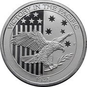 Australia 50 Cents (Victory in the Pacific. Radiant Background) 1945 P TV VICTORY IN THE PACIFIC coin reverse Australia 50 Cents (Victory in the Pacific. Radiant Background) 1945 P TV VICTORY IN THE PACIFIC coin reverse