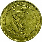 Brazil 500 Reis Kneeling Liberty 1928 KM# 524 coin reverse Brazil 500 Reis Kneeling Liberty 1928 KM# 524 coin reverse