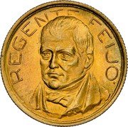 Brazil 500 Reis Regente Feijo 1935 KM# 533 REGENTE FEIJO CB coin reverse Brazil 500 Reis Regente Feijo 1935 KM# 533 REGENTE FEIJO CB coin reverse