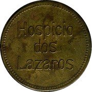 Brazil 5000 Reis Santa Casa de Misericordia. Leprosarium Coinage ND (1920) KM# L10 HOSPICIO DOS LAZAROS coin reverse Brazil 5000 Reis Santa Casa de Misericordia. Leprosarium Coinage ND (1920) KM# L10 HOSPICIO DOS LAZAROS coin reverse