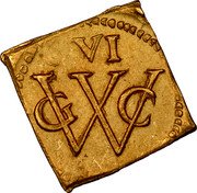 Brazil 6 Florin Occupation Coinage 1646 KM# 6.2 VI GWC coin obverse Brazil 6 Florin Occupation Coinage 1646 KM# 6.2 VI GWC coin obverse