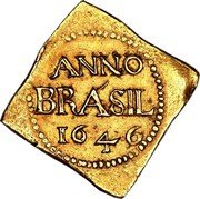 Brazil 6 Florin Occupation Coinage. Period After VI 1646 KM# 6.3 ANNO BRASIL 1646 coin reverse Brazil 6 Florin Occupation Coinage. Period After VI 1646 KM# 6.3 ANNO BRASIL 1646 coin reverse