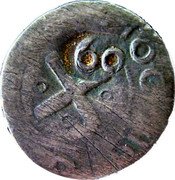 Brazil 60 Reis Countermarked Coin ND (1663) KM# 25 60 coin reverse Brazil 60 Reis Countermarked Coin ND (1663) KM# 25 60 coin reverse