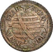Brazil 600 Reis Jose I 1754 R KM# 187 SVBQ SIGN NATA STAB coin reverse Brazil 600 Reis Jose I 1754 R KM# 187 SVBQ SIGN NATA STAB coin reverse