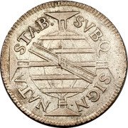 Brazil 600 Reis Jose I 1771 R KM# 194 SVBQ SIGN NATA STAB coin reverse Brazil 600 Reis Jose I 1771 R KM# 194 SVBQ SIGN NATA STAB coin reverse
