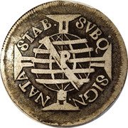 Brazil 640 Reis Peter II 1701 P KM# 90.2 SVBQ SIGN. NATA STAB. P coin reverse Brazil 640 Reis Peter II 1701 P KM# 90.2 SVBQ SIGN. NATA STAB. P coin reverse