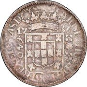 Brazil 640 Reis Jose I 1756 KM# 170.2 IOSEPHUS I D G PORT REX ET BRAS D 17 53 640 coin obverse Brazil 640 Reis Jose I 1756 KM# 170.2 IOSEPHUS I D G PORT REX ET BRAS D 17 53 640 coin obverse