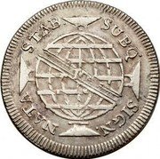 Brazil 640 Reis Joao 1812 M KM# 256.3 SUBQ SIGN. NATA STAB. coin reverse Brazil 640 Reis Joao 1812 M KM# 256.3 SUBQ SIGN. NATA STAB. coin reverse
