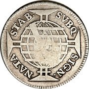 Brazil 640 Reis Joao ND (1809) B Host Date 1754 KM# 299 SVBQ SIGN. NATA. STAB. B coin reverse Brazil 640 Reis Joao ND (1809) B Host Date 1754 KM# 299 SVBQ SIGN. NATA. STAB. B coin reverse