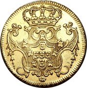 Brazil 6400 Reis Joao V 1747 B KM# 151 coin reverse Brazil 6400 Reis Joao V 1747 B KM# 151 coin reverse