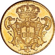 Brazil 6400 Reis Joao V 1750 R KM# 149 coin reverse Brazil 6400 Reis Joao V 1750 R KM# 149 coin reverse