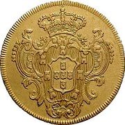 Brazil 6400 Reis Maria I and Pedro III 1785 R KM# 199.2 coin reverse Brazil 6400 Reis Maria I and Pedro III 1785 R KM# 199.2 coin reverse