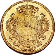 Brazil 6400 Reis Maria I 1788 B KM# 218.2 coin reverse Brazil 6400 Reis Maria I 1788 B KM# 218.2 coin reverse