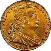 Brazil 6400 Reis Joao VI 1818 R KM# 328 JOANNES VI D G PORT BRAS ET ALG REX 1818 R coin obverse Brazil 6400 Reis Joao VI 1818 R KM# 328 JOANNES VI D G PORT BRAS ET ALG REX 1818 R coin obverse