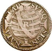 Brazil 75 Reis Jose I 1755 R KM# 176.2 SVBQ SIGN. NATA STAB. coin reverse Brazil 75 Reis Jose I 1755 R KM# 176.2 SVBQ SIGN. NATA STAB. coin reverse