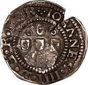 Brazil 75 Reis Joao IV Countermarked Coin ND (1663) KM# 26 IOANNES IIII D G R POR coin obverse Brazil 75 Reis Joao IV Countermarked Coin ND (1663) KM# 26 IOANNES IIII D G R POR coin obverse