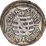 Brazil 80 Reis Peter II 1695 KM# 78 STAB SUBQ SIGN NATA coin reverse Brazil 80 Reis Peter II 1695 KM# 78 STAB SUBQ SIGN NATA coin reverse