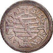 Brazil 80 Reis Peter II 1700 P KM# 87.2 SIGN. NATA STAB. SVBQ P coin reverse Brazil 80 Reis Peter II 1700 P KM# 87.2 SIGN. NATA STAB. SVBQ P coin reverse
