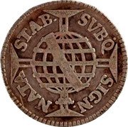 Brazil 80 Reis Joao V 1749 KM# 160 SVBQ SIGN. NATA STAB. coin reverse Brazil 80 Reis Joao V 1749 KM# 160 SVBQ SIGN. NATA STAB. coin reverse