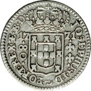 Brazil 80 Reis Jose I 1771 KM# 190.2 JOSEPHUS I D G PORT REX TE B D 17 68 80 coin obverse Brazil 80 Reis Jose I 1771 KM# 190.2 JOSEPHUS I D G PORT REX TE B D 17 68 80 coin obverse