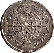 Brazil 80 Reis Maria I 1790 KM# 219.2 SUBQ. SIGN. NATA. STAB. coin reverse Brazil 80 Reis Maria I 1790 KM# 219.2 SUBQ. SIGN. NATA. STAB. coin reverse