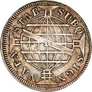 Brazil 80 Reis Joao Prince Regent 1816 R KM# 305 SUBQ SIGN. NATA STAB. coin reverse Brazil 80 Reis Joao Prince Regent 1816 R KM# 305 SUBQ SIGN. NATA STAB. coin reverse