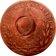 Brazil 80 Reis Pedro II 1832 SP Might be a counterfeit KM# 382 IN HOC SIGNO VINCES coin reverse Brazil 80 Reis Pedro II 1832 SP Might be a counterfeit KM# 382 IN HOC SIGNO VINCES coin reverse