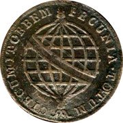 Brazil 80 Reis Countermarked Coin ND (1809) KM# 291 PECUNIA TOTUM CIRCUMIT ORBEM coin reverse Brazil 80 Reis Countermarked Coin ND (1809) KM# 291 PECUNIA TOTUM CIRCUMIT ORBEM coin reverse