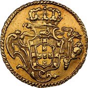 Brazil 800 Reis Jose I 1763 R KM# 180.2 coin reverse Brazil 800 Reis Jose I 1763 R KM# 180.2 coin reverse