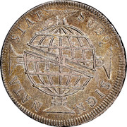 Brazil 960 Reis Joao 1810 M KM# 307.2 SUBQ SIGN. NATA STAB. coin reverse