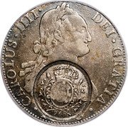 Brazil 960 Reis Joao Prince Regent Minas Gerais ND KM# 242 CAROLUS IIII DEI GRATIA coin obverse Brazil 960 Reis Joao Prince Regent Minas Gerais ND KM# 242 CAROLUS IIII DEI GRATIA coin obverse