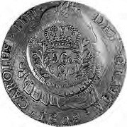 Brazil 960 Reis Cuiaba Counterstamped Coin ND KM# 353 CAROLUS IIII DEI GRATIA 1808 960 C coin obverse Brazil 960 Reis Cuiaba Counterstamped Coin ND KM# 353 CAROLUS IIII DEI GRATIA 1808 960 C coin obverse
