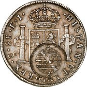 Brazil 960 Reis Joao Prince Regent Minas Gerais ND KM# 243 8R F I HISPAN ET IND REX coin reverse Brazil 960 Reis Joao Prince Regent Minas Gerais ND KM# 243 8R F I HISPAN ET IND REX coin reverse