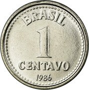 Brazil Centavo National Arms 1986 KM# 600 BRASIL 1 CENTAVO 1986 coin reverse Brazil Centavo National Arms 1986 KM# 600 BRASIL 1 CENTAVO 1986 coin reverse