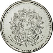 Brazil Cruzado National Arms 1988 KM# 605 REPUBLICA FEDERATIVA DO BRASIL 15 DE NOVEMBRO DE 1889 coin obverse