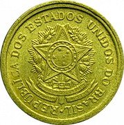Brazil Cruzeiro National Arms 1956 KM# 567 REPUBLICA DOS ESTADOS UNIDOS DO BRASIL ESTADOS UNIDOS DO BRASIL 15 DE NOVEMBRO DE 1889 coin obverse Brazil Cruzeiro National Arms 1956 KM# 567 REPUBLICA DOS ESTADOS UNIDOS DO BRASIL ESTADOS UNIDOS DO BRASIL 15 DE NOVEMBRO DE 1889 coin obverse