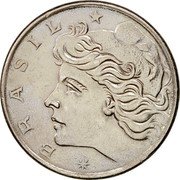 Brazil Cruzeiro Liberty 1974 KM# 581a BRASIL coin obverse Brazil Cruzeiro Liberty 1974 KM# 581a BRASIL coin obverse