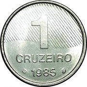 Brazil Cruzeiro Sugar Cane 1985 KM# 598 1 CRUZEIRO 1985 coin reverse Brazil Cruzeiro Sugar Cane 1985 KM# 598 1 CRUZEIRO 1985 coin reverse