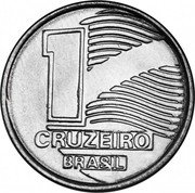 Brazil Cruzeiro Southern Cross 1990 KM# 617 1 CRUZEIRO BRASIL coin obverse Brazil Cruzeiro Southern Cross 1990 KM# 617 1 CRUZEIRO BRASIL coin obverse