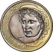Brazil Real Liberty 1998 KM# 652 BRASIL coin obverse Brazil Real Liberty 1998 KM# 652 BRASIL coin obverse