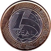 Brazil Real Liberty 2011 KM# 652a 1 REAL 2003 coin reverse Brazil Real Liberty 2011 KM# 652a 1 REAL 2003 coin reverse
